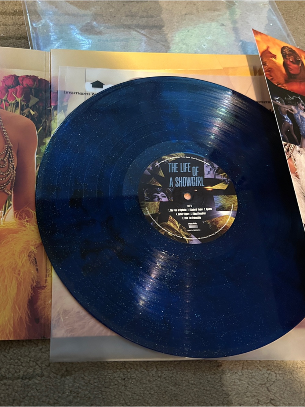 Taylor Swift The Life of a Showgirl vinyl lp one time pressing